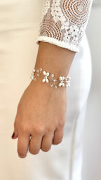 Perlen Armband – Edles Brautarmband mit Süßwasser- & Glasschliffperlen