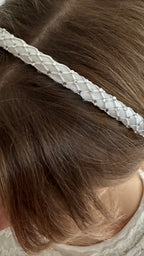 Strass Haarreif Kommunion – Netzstoff & geschliffene Glitzersteine