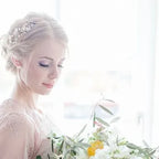 Brautschmuck-Haarranke-gold oder silber-mit Blumen