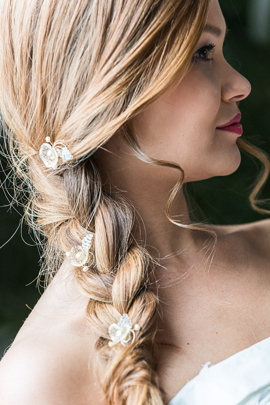 Haarnadeln Gold – Curlies/Haarnadeln mit Perlen in Weiß oder Ivory