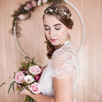 Haarband/Stirnband Vintage,gold,ivory