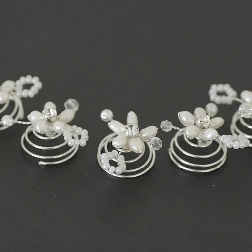 Braut Haarschmuck-Haarnadeln/Curlies-Süßwasserperlen