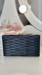 Gala Clutch – Schwarze Kunstleder Abendtasche für elegante Anlässe