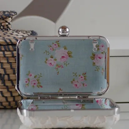 Clutch ivory Spitze