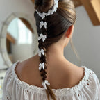 Curlies Kommunion in Form einer kleinen Schleife, Erstkommunion Haarschmuck, fünf  Haar Curlies Kommunion