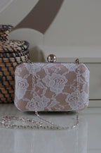 Clutch Vintage Spitze – Elegante Brauttasche aus feiner Spitzenoptik