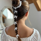 Curlies Kommunion in Form einer kleinen Schleife, Erstkommunion Haarschmuck, fünf  Haar Curlies Kommunion