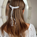 Haarschmuck Kommunion,Haarkamm Kommunion,Erstkommunion Haarschmuck,weiß