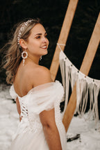 Perlen Ohrringe Braut – Statement Ivory/Weiß im Chic-Bridal-Style