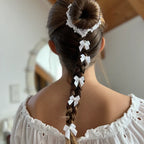 Curlies Kommunion in Form einer kleinen Schleife, Erstkommunion Haarschmuck, fünf  Haar Curlies Kommunion
