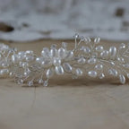 Braut Haarschmuck-Haarranke-Perlen-Swarowski Bicon