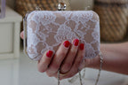 Clutch Vintage Spitze – Elegante Brauttasche aus feiner Spitzenoptik