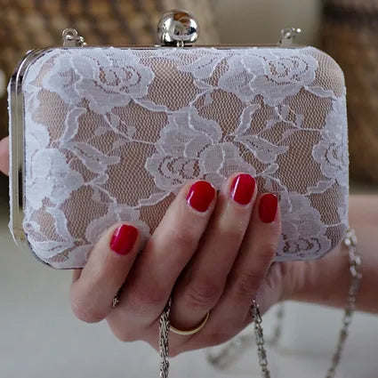 Clutch Vintage Spitze