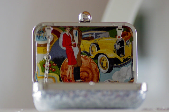 Ivory Spitze Clutch – Elegante Abendtasche mit feiner Spitzenoptik