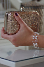 Perlen Armband – Edles Brautarmband mit Süßwasser- & Glasschliffperlen