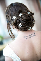 Curlies Weiß – 5er-Set Braut Curlies oder Haarnadeln in Weiß/Ivory