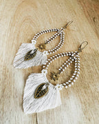 Boho Bridal Ohrringe – Vergoldete Statement Ohrringe für moderne Bräute