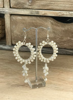 Perlen Ohrringe Braut – Statement Ivory/Weiß im Chic-Bridal-Style