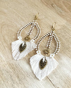 Boho Bridal Ohrringe – Vergoldete Statement Ohrringe für moderne Bräute