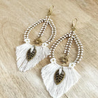 Statement Ohrringe für Braut im Boho-Style