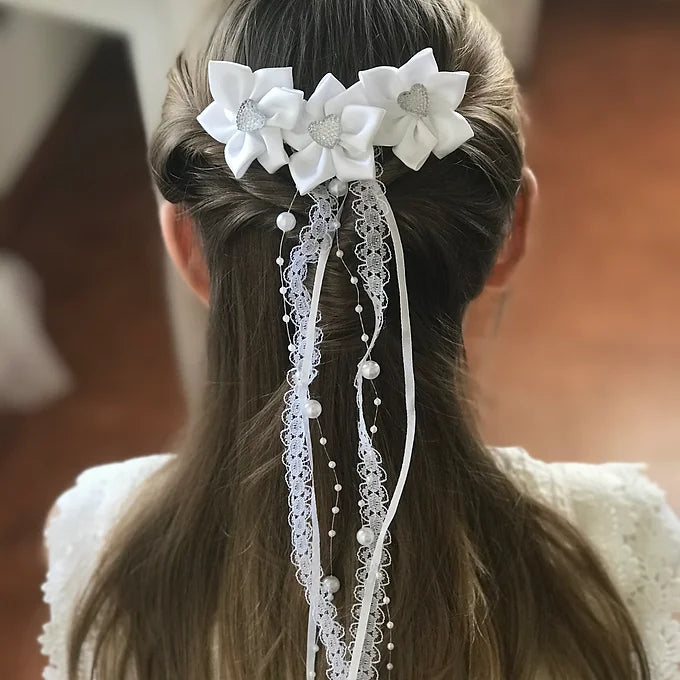 Kommunion Haarschmuck, Haarschmuck Kommunion, Haarkamm Kommunion