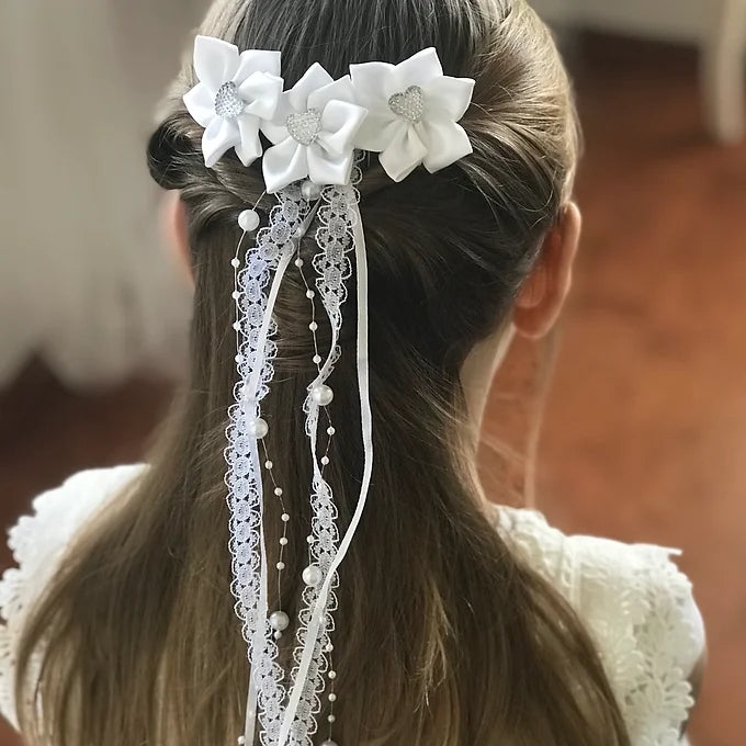 Kommunion Haarschmuck, Haarschmuck Kommunion, Haarkamm Kommunion