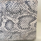 Clutch Snake Print – elegante Abendtasche in Schlangenoptik Weiß Schwarz | Damen