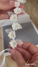 Haarband für Kommunion, Haarschmuck für Dutt